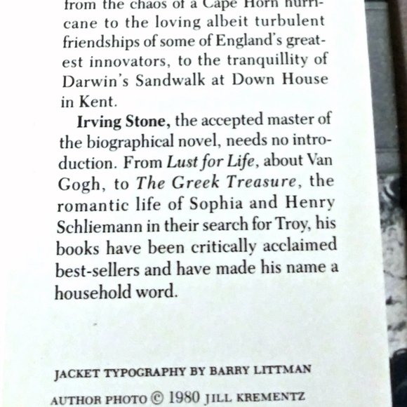 The Autobiography of Charles Darwin, The Origin, Irving Stone, Biology, Science - Picture 10 of 11